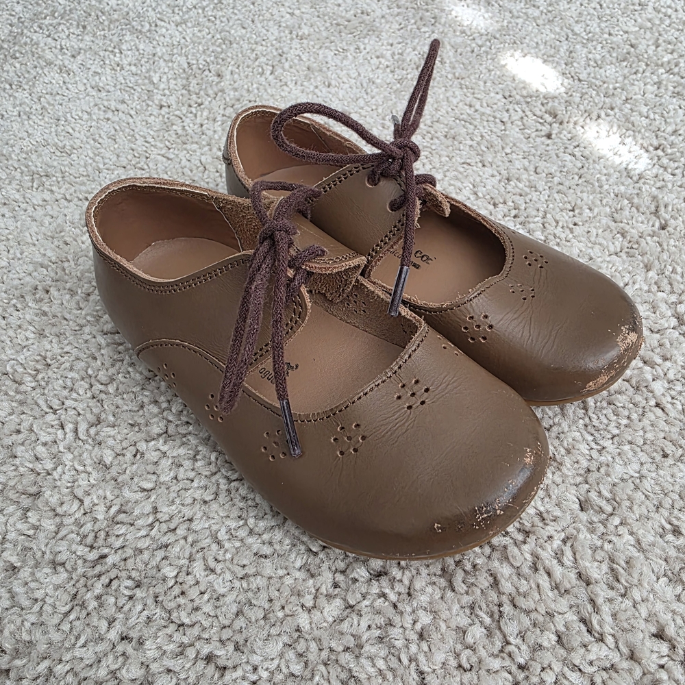 Adelisa & Co. Leather Mary Jane Shoes